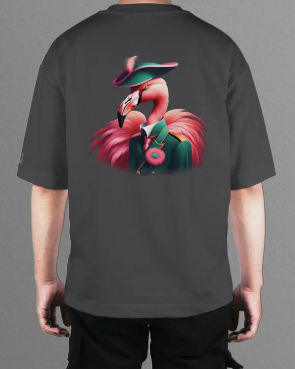 Męska koszulka oversize <br>Arystokrata Flaming <br>Animal Society