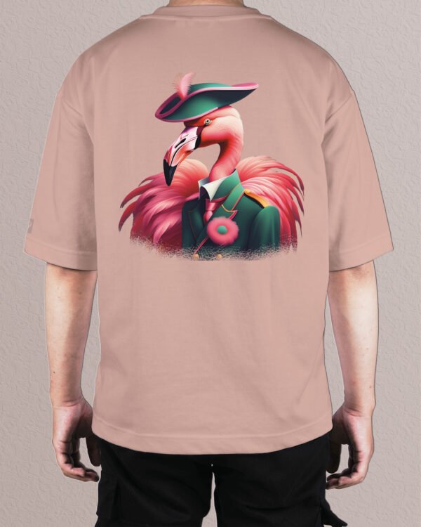 Męska koszulka oversize <br>Arystokrata Flaming <br>Animal Society