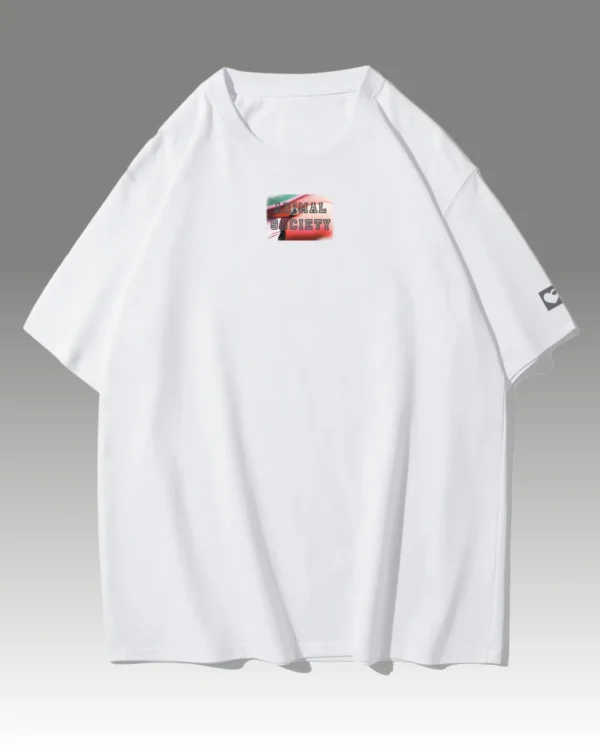 Męska koszulka oversize <br>Arystokrata Flaming <br>Animal Society