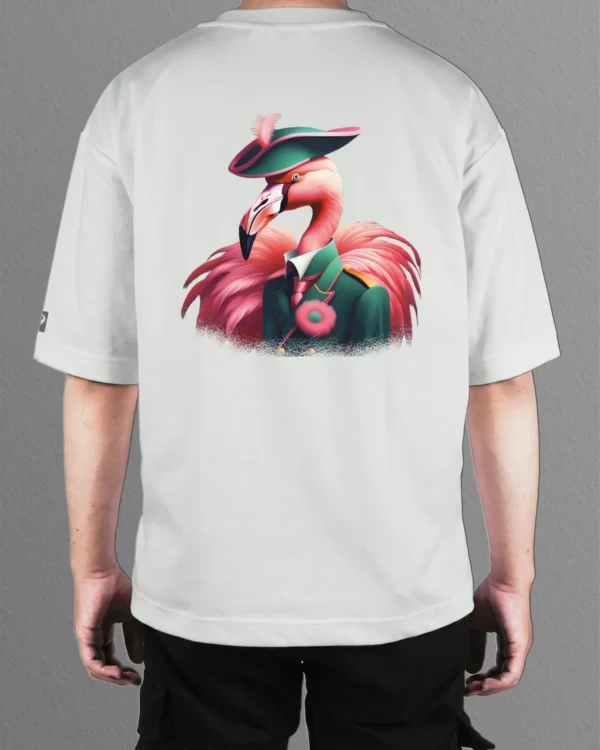 Męska koszulka oversize <br>Arystokrata Flaming <br>Animal Society