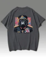 Męska koszulka oversize <br>Admirał Goryl <br>Animal Society
