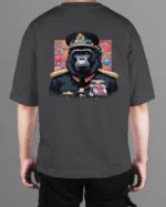 Męska koszulka oversize <br>Admirał Goryl <br>Animal Society