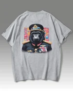 Męska koszulka oversize <br>Admirał Goryl <br>Animal Society