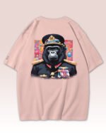 Męska koszulka oversize <br>Admirał Goryl <br>Animal Society