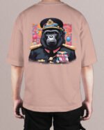 Męska koszulka oversize <br>Admirał Goryl <br>Animal Society