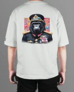 Męska koszulka oversize <br>Admirał Goryl <br>Animal Society