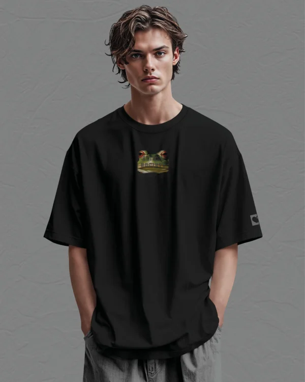 Męska koszulka oversize <br>Generał Żaba <br>Animal Society