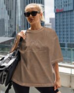 Koszulka oversize <br>Dotyk Miłości - efekt sprania