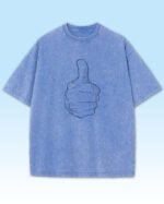 Koszulka oversize <br>Kciuk w Górę - efekt sprania