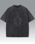 Koszulka oversize <br>Kciuk w Górę - efekt sprania
