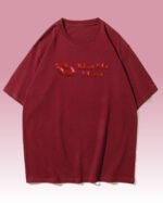 Koszulka oversize <br>Kiss me More - nadruk holograficzny poziomy