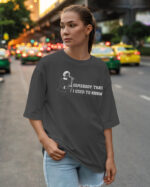 PLO 037 GRAPHITE GLI Tshirt Oversize Graphite3 Koszulka Gruba Premium <br>Nadruk brokatowy Vintage Pop
