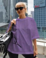 Koszulka oversize efekt sprania <br>Nadruk silikonowy Tenis