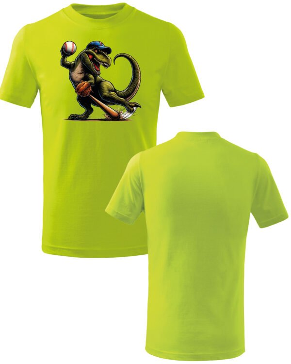 Koszulka Dziecięca Baseballowy T-Rex