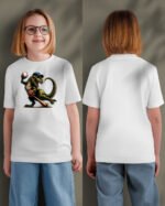 Koszulka Dziecięca Baseballowy T-Rex