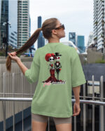 TL0470BIG Tshirt Oversize Matcha23 Damska koszulka Gruba Premium <br>Just Married