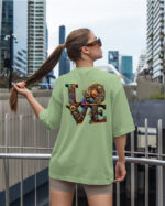 TL0471BIG Tshirt Oversize Matcha23 Damska koszulka Gruba Premium <br>Steampunk LOVE