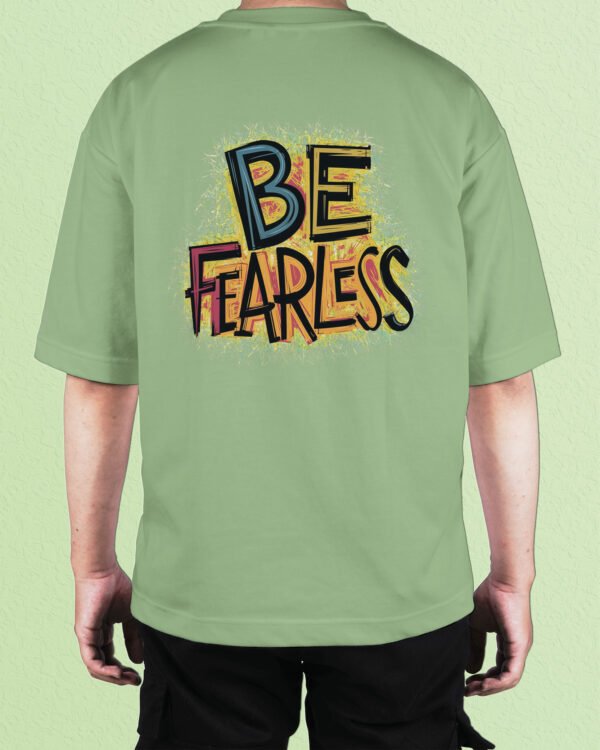 Męska koszulka oversize <br>Be Fearless