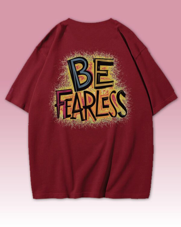 Męska koszulka oversize <br>Be Fearless