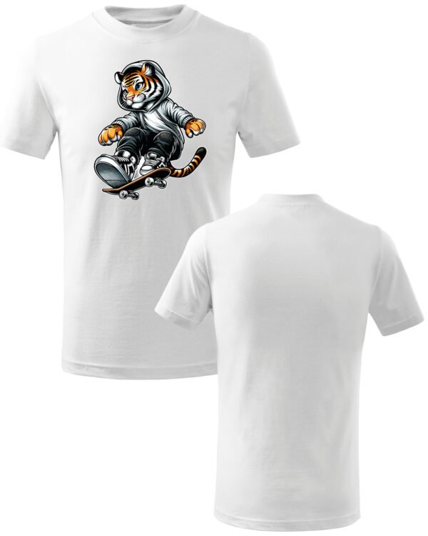 Koszulka Dziecięca Skater Tiger