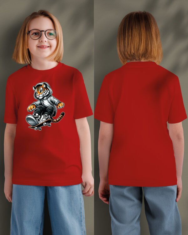 Koszulka Dziecięca Skater Tiger