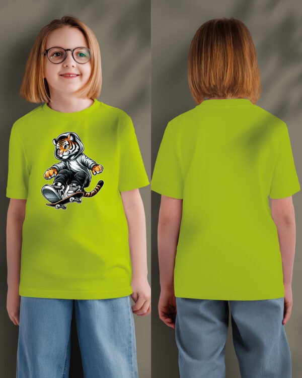 Koszulka Dziecięca Skater Tiger