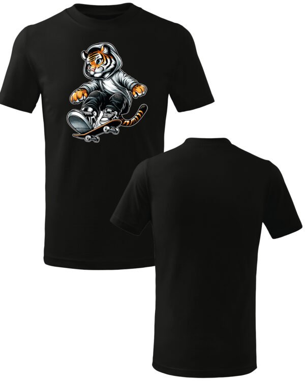 Koszulka Dziecięca Skater Tiger