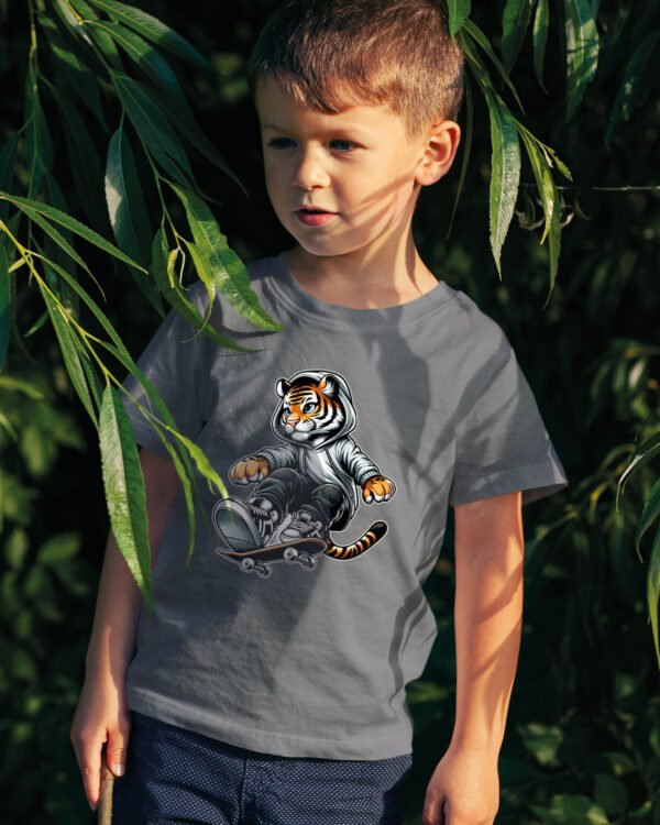 Koszulka Dziecięca Skater Tiger