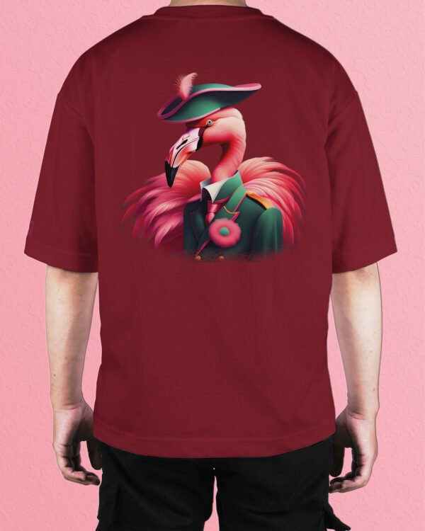 Męska koszulka oversize <br>Arystokrata Flaming <br>Animal Society