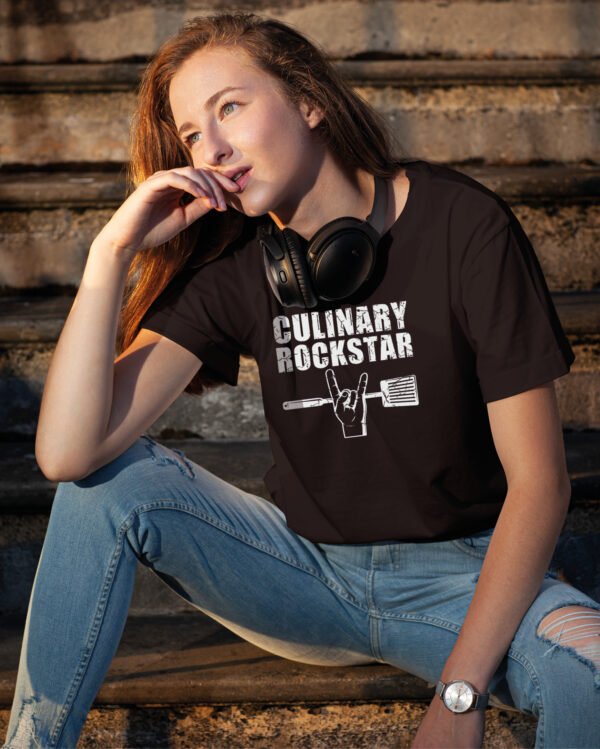 Koszulka dla Szefa Kuchni - Culinary Rockstar