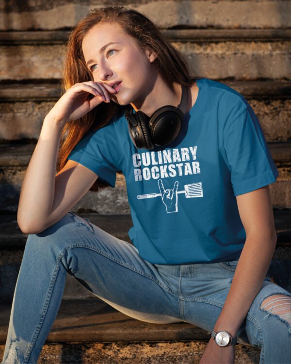 Koszulka dla Szefa Kuchni - Culinary Rockstar