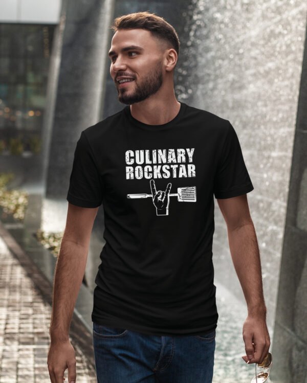 Koszulka dla Szefa Kuchni - Culinary Rockstar