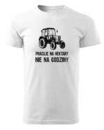 Koszulka dla Rolnika - Pracuję na Hektary