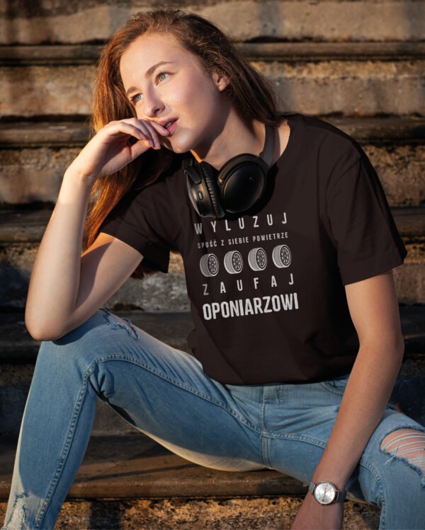 Koszulka dla Wulkanizatora - Wyluzuj, zaufaj oponiarzowi