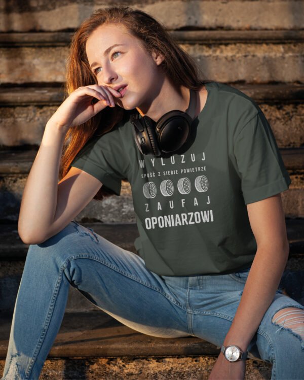 Koszulka dla Wulkanizatora - Wyluzuj, zaufaj oponiarzowi
