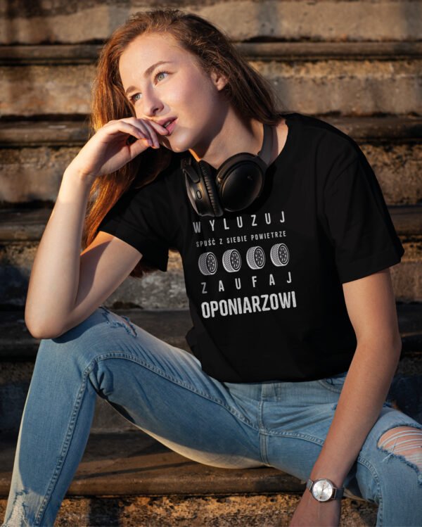 Koszulka dla Wulkanizatora - Wyluzuj, zaufaj oponiarzowi