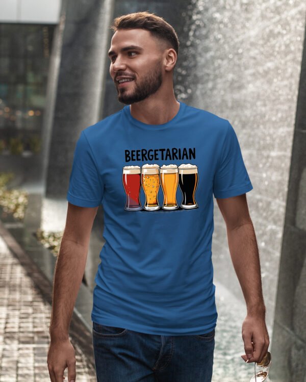 Koszulka z nadrukiem <br>Beergetarian Kufle Piwa