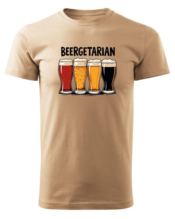 Koszulka z nadrukiem <br>Beergetarian Kufle Piwa