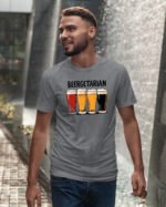 Koszulka z nadrukiem <br>Beergetarian Kufle Piwa