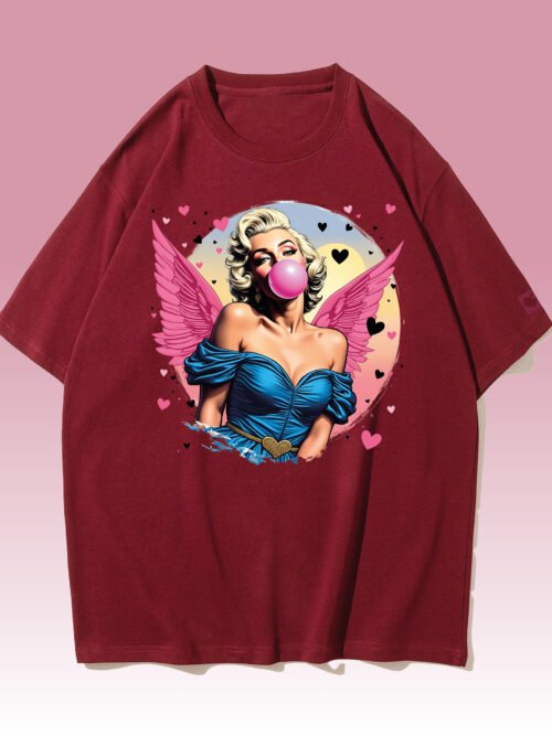 Koszulka oversize Anielska Marilyn Monroe