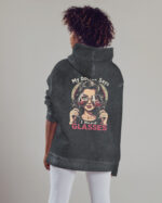 TL0864 Hoodie Old Look14 Bluza oversize z kapturem <br>Zalecane więcej Wina – efekt sprania