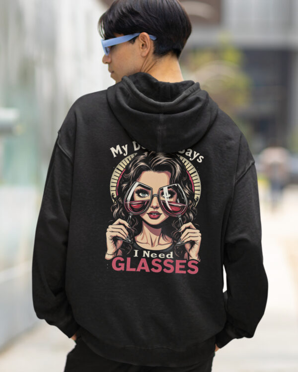 TL0864 Hoodie Old Look6 Bluza oversize z kapturem <br>Zalecane więcej Wina – efekt sprania