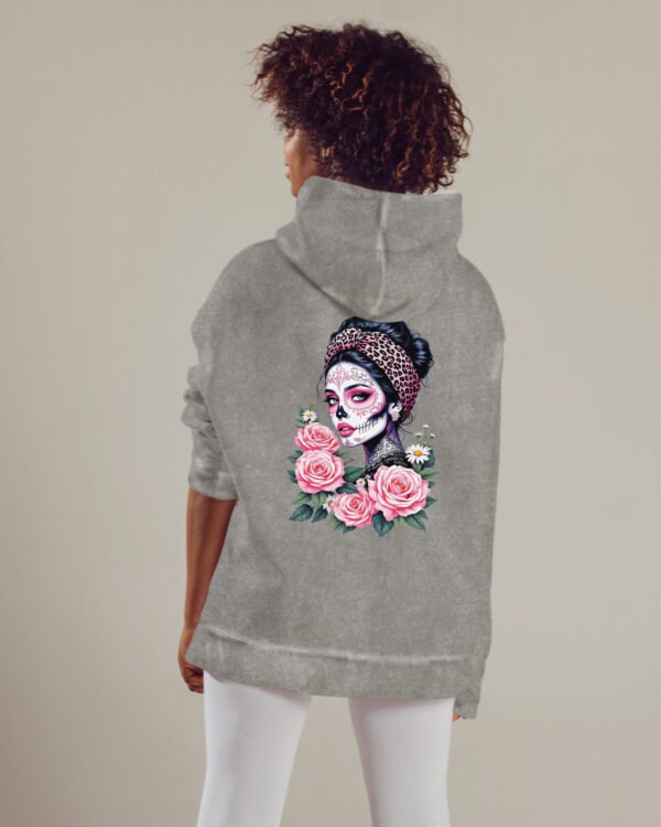 Bluza oversize z kapturem <br>Królowa Umarłych – efekt sprania