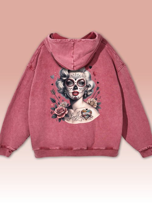 Bluza oversize z kapturem Królowa Cieni