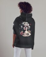 Bluza oversize z kapturem <br>Królowa Cieni – efekt sprania