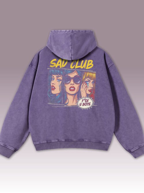 Bluza oversize z kapturem Klub Złamanych Serc