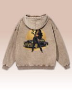 Bluza oversize z kapturem <br>Królowa Ulicy – efekt sprania