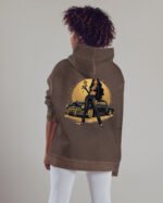 Bluza oversize z kapturem <br>Królowa Ulicy – efekt sprania