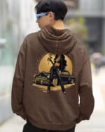 Bluza oversize z kapturem <br>Królowa Ulicy – efekt sprania
