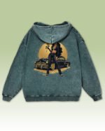Bluza oversize z kapturem Królowa Ulicy